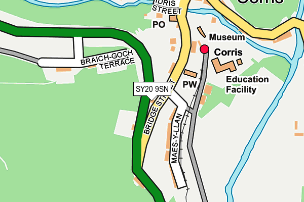 SY20 9SN map - OS OpenMap – Local (Ordnance Survey)