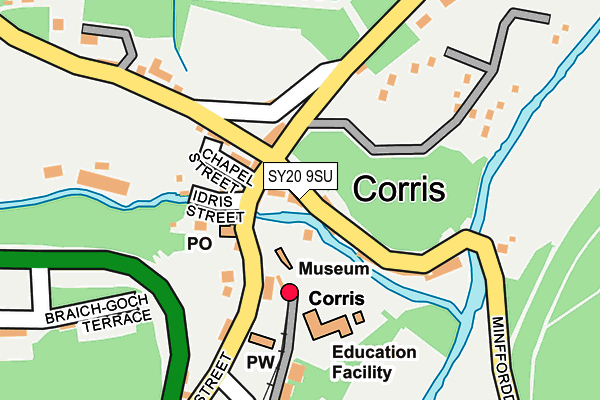 SY20 9SU map - OS OpenMap – Local (Ordnance Survey)