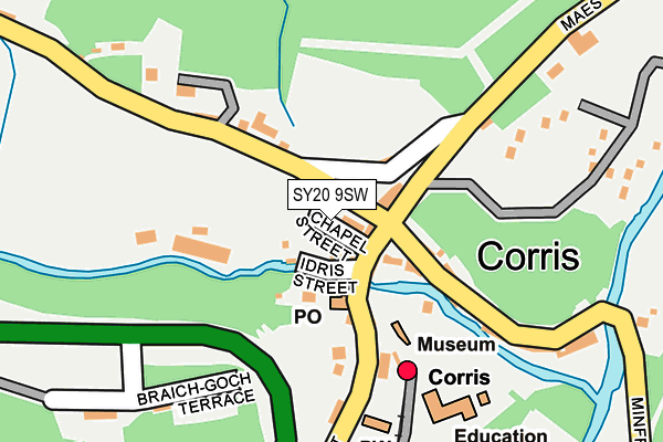 SY20 9SW map - OS OpenMap – Local (Ordnance Survey)