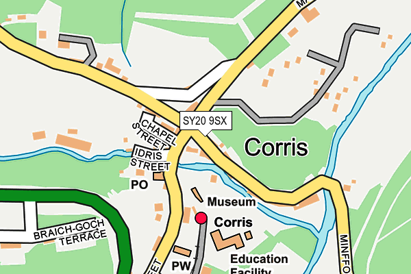 SY20 9SX map - OS OpenMap – Local (Ordnance Survey)