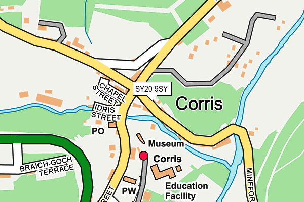 SY20 9SY map - OS OpenMap – Local (Ordnance Survey)