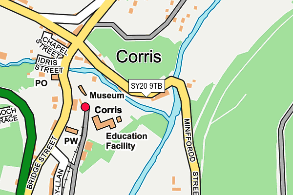 SY20 9TB map - OS OpenMap – Local (Ordnance Survey)