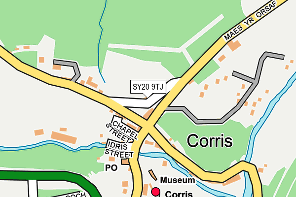 SY20 9TJ map - OS OpenMap – Local (Ordnance Survey)