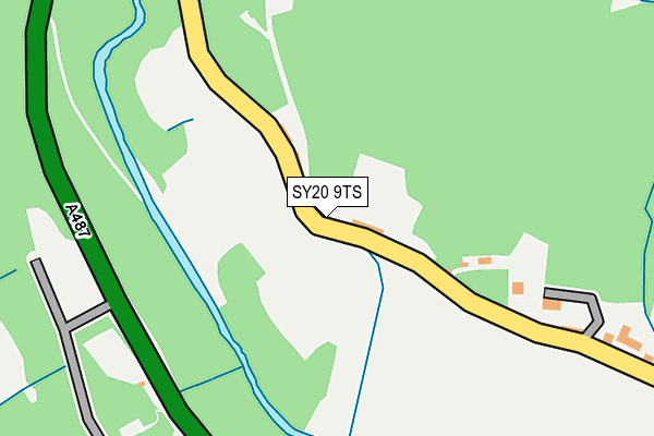 SY20 9TS map - OS OpenMap – Local (Ordnance Survey)