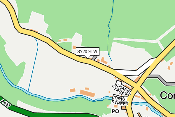 SY20 9TW map - OS OpenMap – Local (Ordnance Survey)