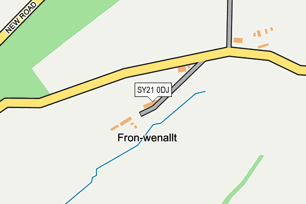 SY21 0DJ map - OS OpenMap – Local (Ordnance Survey)