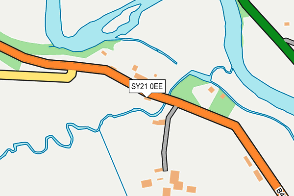 SY21 0EE map - OS OpenMap – Local (Ordnance Survey)