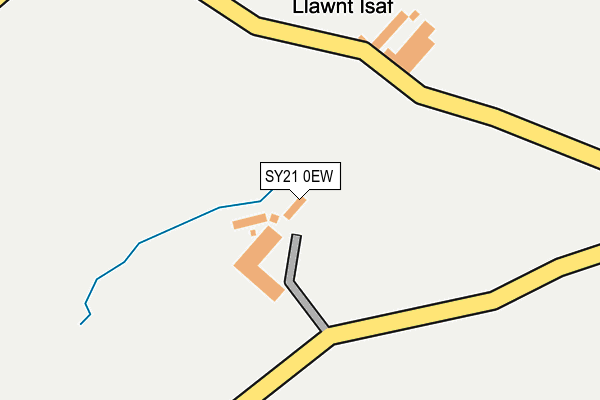 SY21 0EW map - OS OpenMap – Local (Ordnance Survey)