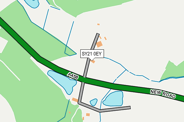 SY21 0EY map - OS OpenMap – Local (Ordnance Survey)