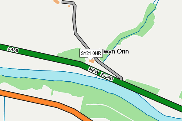 SY21 0HR map - OS OpenMap – Local (Ordnance Survey)