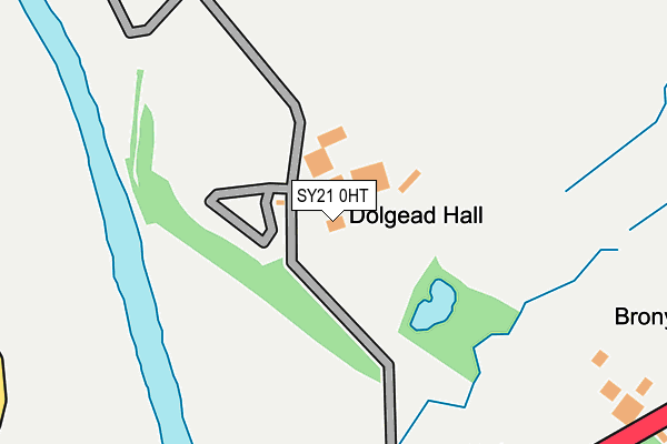 SY21 0HT map - OS OpenMap – Local (Ordnance Survey)