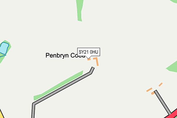 SY21 0HU map - OS OpenMap – Local (Ordnance Survey)