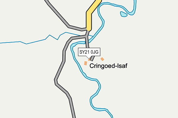 SY21 0JG map - OS OpenMap – Local (Ordnance Survey)