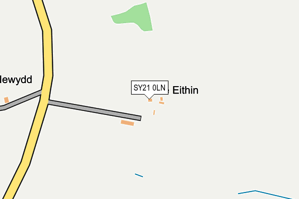 SY21 0LN map - OS OpenMap – Local (Ordnance Survey)