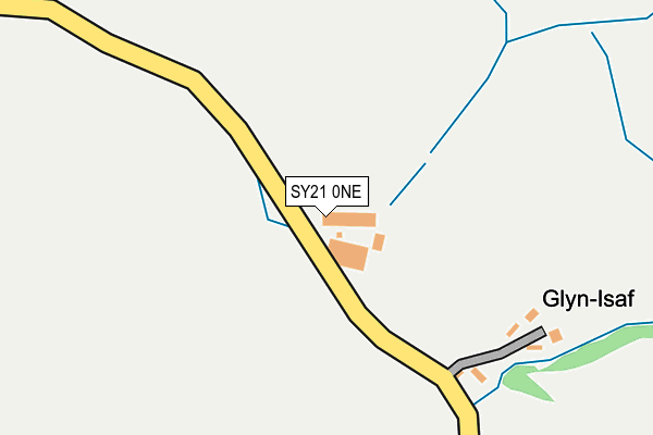 SY21 0NE map - OS OpenMap – Local (Ordnance Survey)