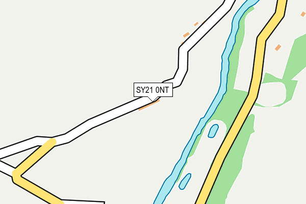 SY21 0NT map - OS OpenMap – Local (Ordnance Survey)