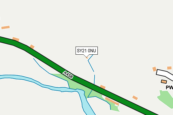 SY21 0NU map - OS OpenMap – Local (Ordnance Survey)