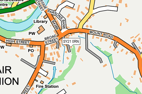 SY21 0RN map - OS OpenMap – Local (Ordnance Survey)