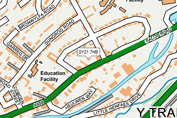 SY21 7HB map - OS OpenMap – Local (Ordnance Survey)