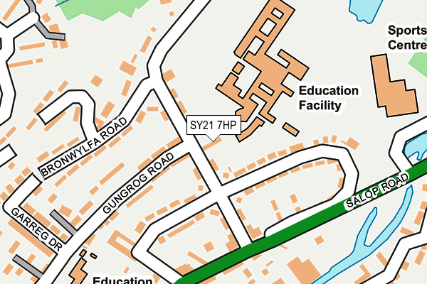 SY21 7HP map - OS OpenMap – Local (Ordnance Survey)