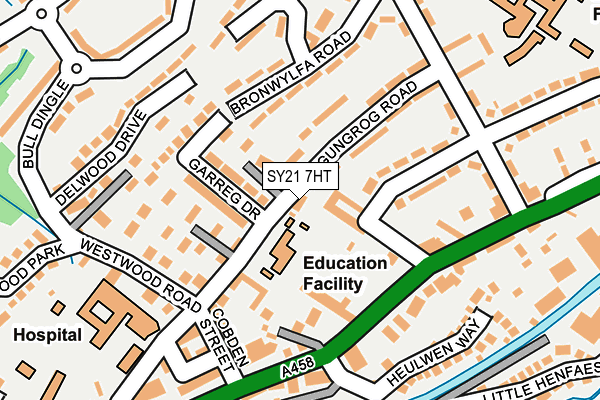 SY21 7HT map - OS OpenMap – Local (Ordnance Survey)