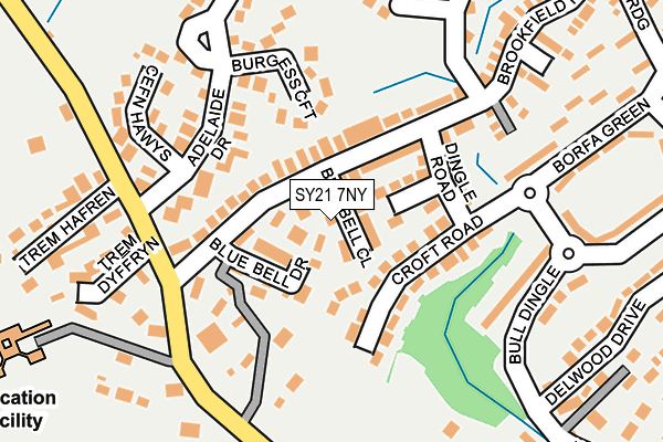 SY21 7NY map - OS OpenMap – Local (Ordnance Survey)