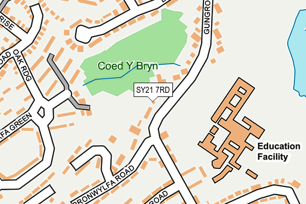 SY21 7RD map - OS OpenMap – Local (Ordnance Survey)