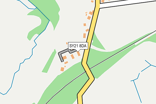 SY21 8DA map - OS OpenMap – Local (Ordnance Survey)