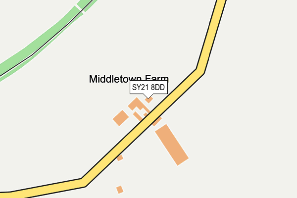 SY21 8DD map - OS OpenMap – Local (Ordnance Survey)