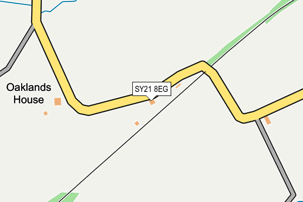 SY21 8EG map - OS OpenMap – Local (Ordnance Survey)