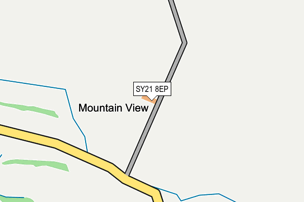 SY21 8EP map - OS OpenMap – Local (Ordnance Survey)