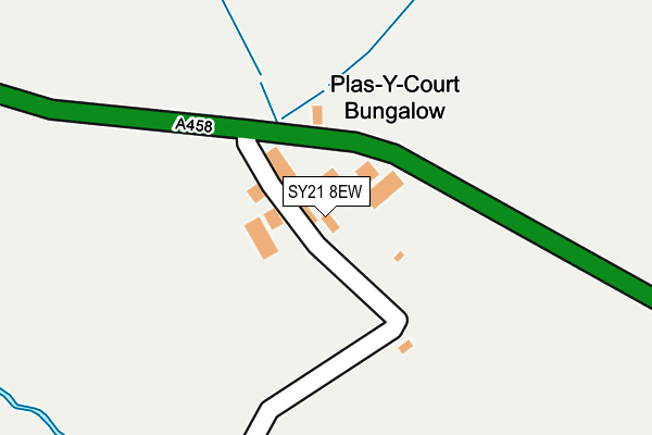 SY21 8EW map - OS OpenMap – Local (Ordnance Survey)