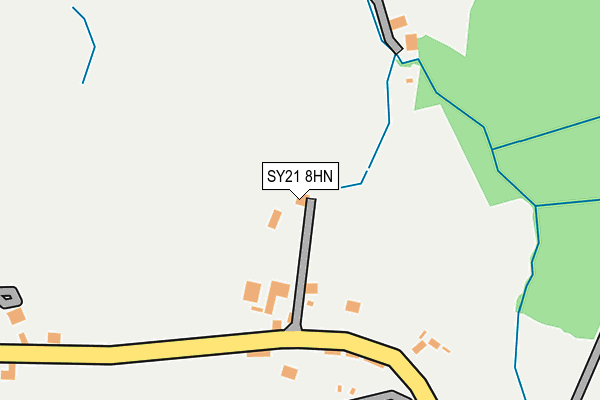 SY21 8HN map - OS OpenMap – Local (Ordnance Survey)