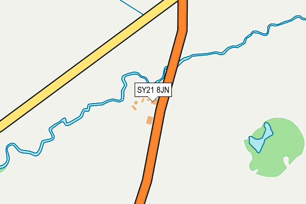 SY21 8JN map - OS OpenMap – Local (Ordnance Survey)