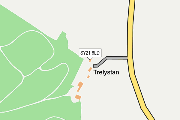 SY21 8LD map - OS OpenMap – Local (Ordnance Survey)