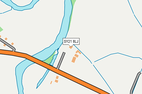 SY21 8LJ map - OS OpenMap – Local (Ordnance Survey)