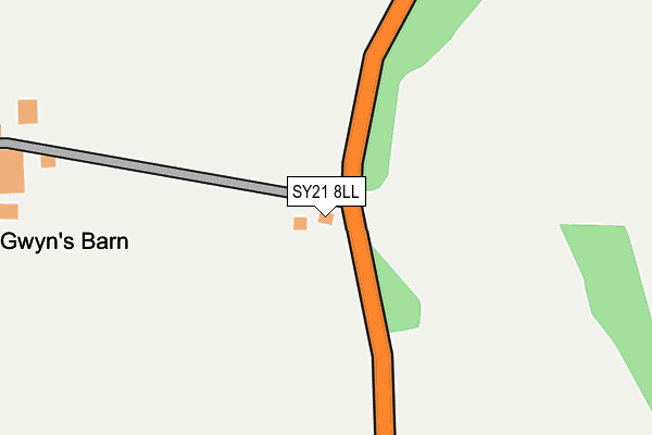 SY21 8LL map - OS OpenMap – Local (Ordnance Survey)