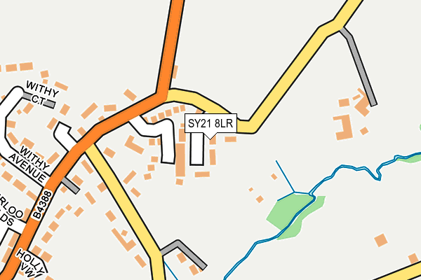 SY21 8LR map - OS OpenMap – Local (Ordnance Survey)