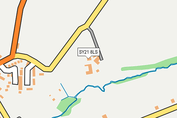 SY21 8LS map - OS OpenMap – Local (Ordnance Survey)