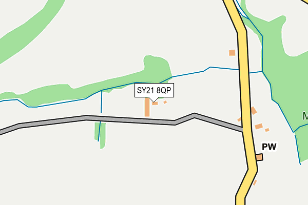 SY21 8QP map - OS OpenMap – Local (Ordnance Survey)