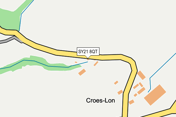 SY21 8QT map - OS OpenMap – Local (Ordnance Survey)