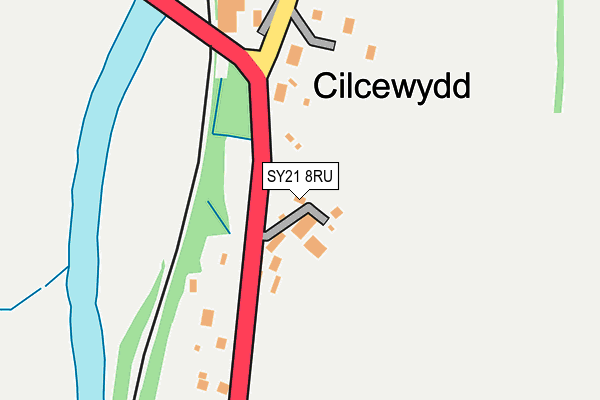 SY21 8RU map - OS OpenMap – Local (Ordnance Survey)