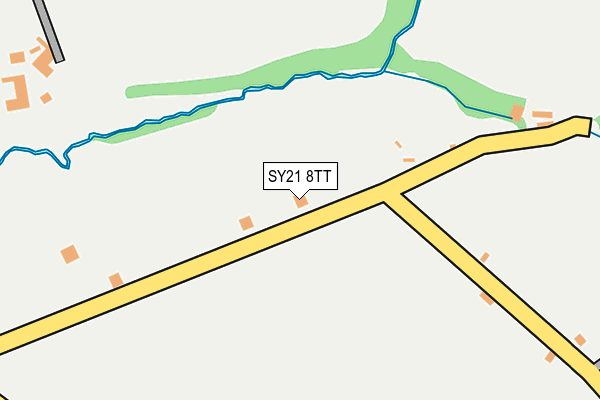 SY21 8TT map - OS OpenMap – Local (Ordnance Survey)