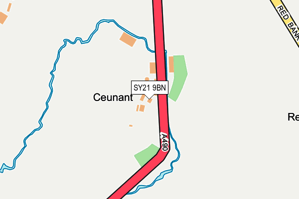 SY21 9BN map - OS OpenMap – Local (Ordnance Survey)