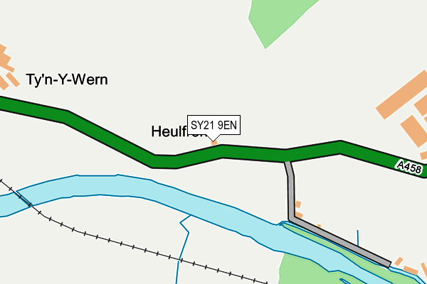 SY21 9EN map - OS OpenMap – Local (Ordnance Survey)