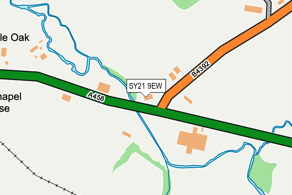 SY21 9EW map - OS OpenMap – Local (Ordnance Survey)