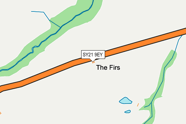 SY21 9EY map - OS OpenMap – Local (Ordnance Survey)