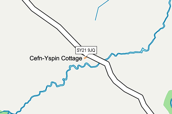 SY21 9JQ map - OS OpenMap – Local (Ordnance Survey)