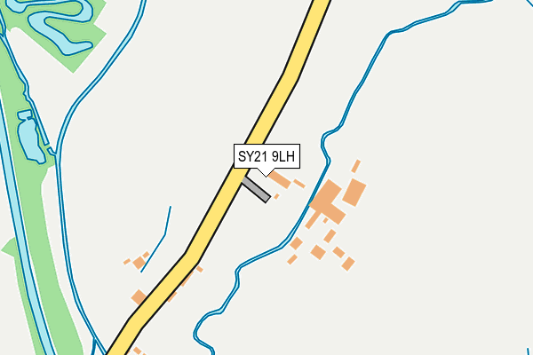 SY21 9LH map - OS OpenMap – Local (Ordnance Survey)