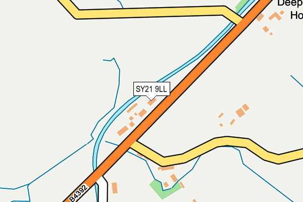 SY21 9LL map - OS OpenMap – Local (Ordnance Survey)